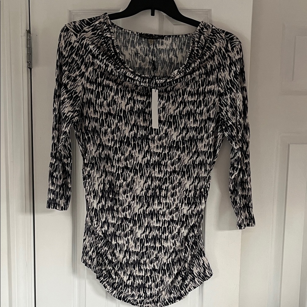 Rose & Olive Monochrome Long Sleeve Top
